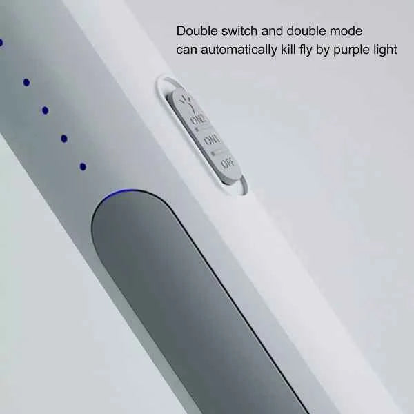 Rechargeable Electric Mosquito Killer Racket 2 In 1 Led Flash Light