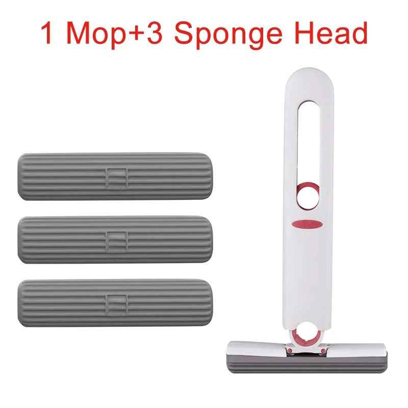 Powerful Squeeze Mini Self-squeezing Mop for Floor, Car , Window or Desk