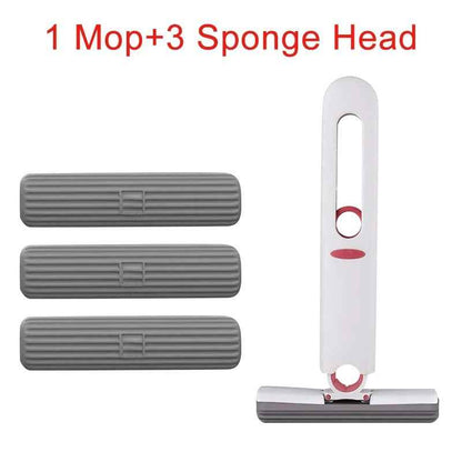 Powerful Squeeze Mini Self-squeezing Mop for Floor, Car , Window or Desk