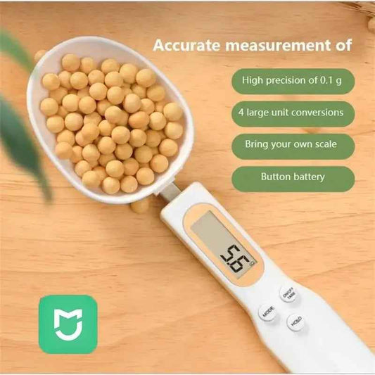 1 LCD digital adjustable weighing spoon, kitchen electronic measuring spoon Baking Scale