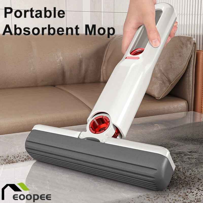 Powerful Squeeze Mini Self-squeezing Mop for Floor, Car , Window or Desk