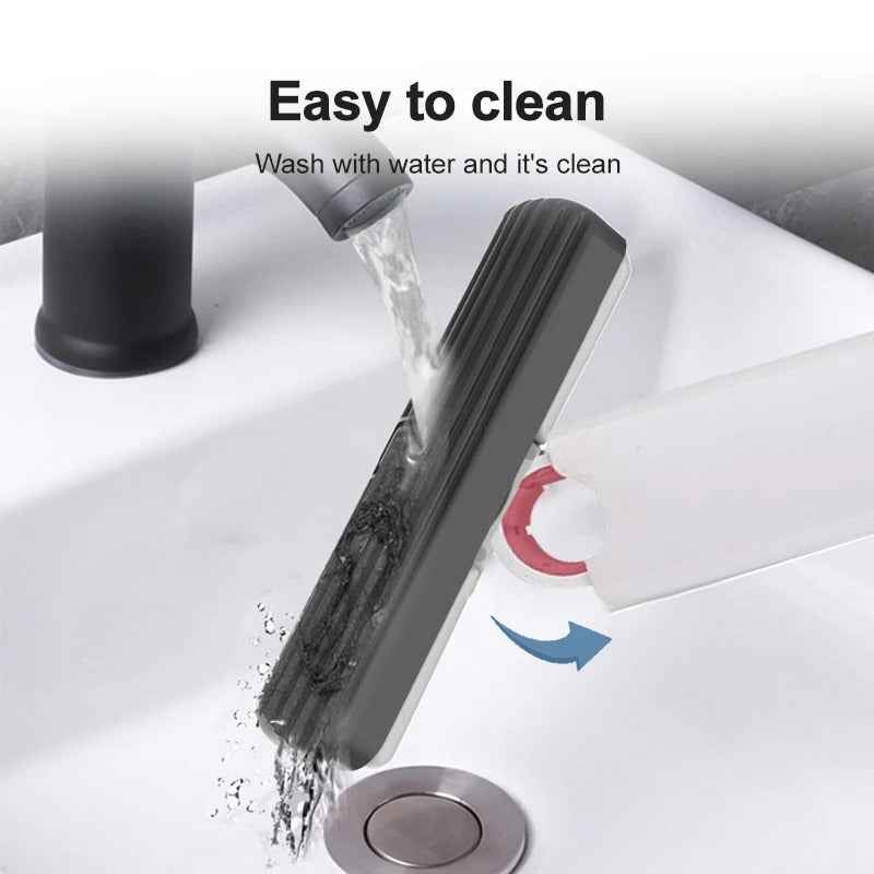 Powerful Squeeze Mini Self-squeezing Mop for Floor, Car , Window or Desk