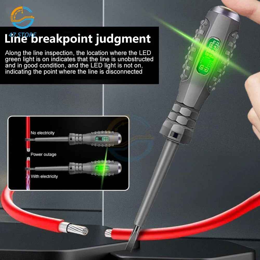 12-220V Word/cross Screwdrivers Neon Bulb Indicator Meter Electric Pen Insulated Electrician Highlight Pocket Tester Pen Tools