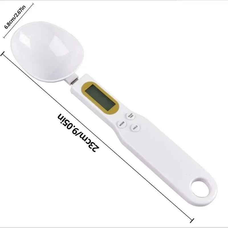 1 LCD digital adjustable weighing spoon, kitchen electronic measuring spoon Baking Scale