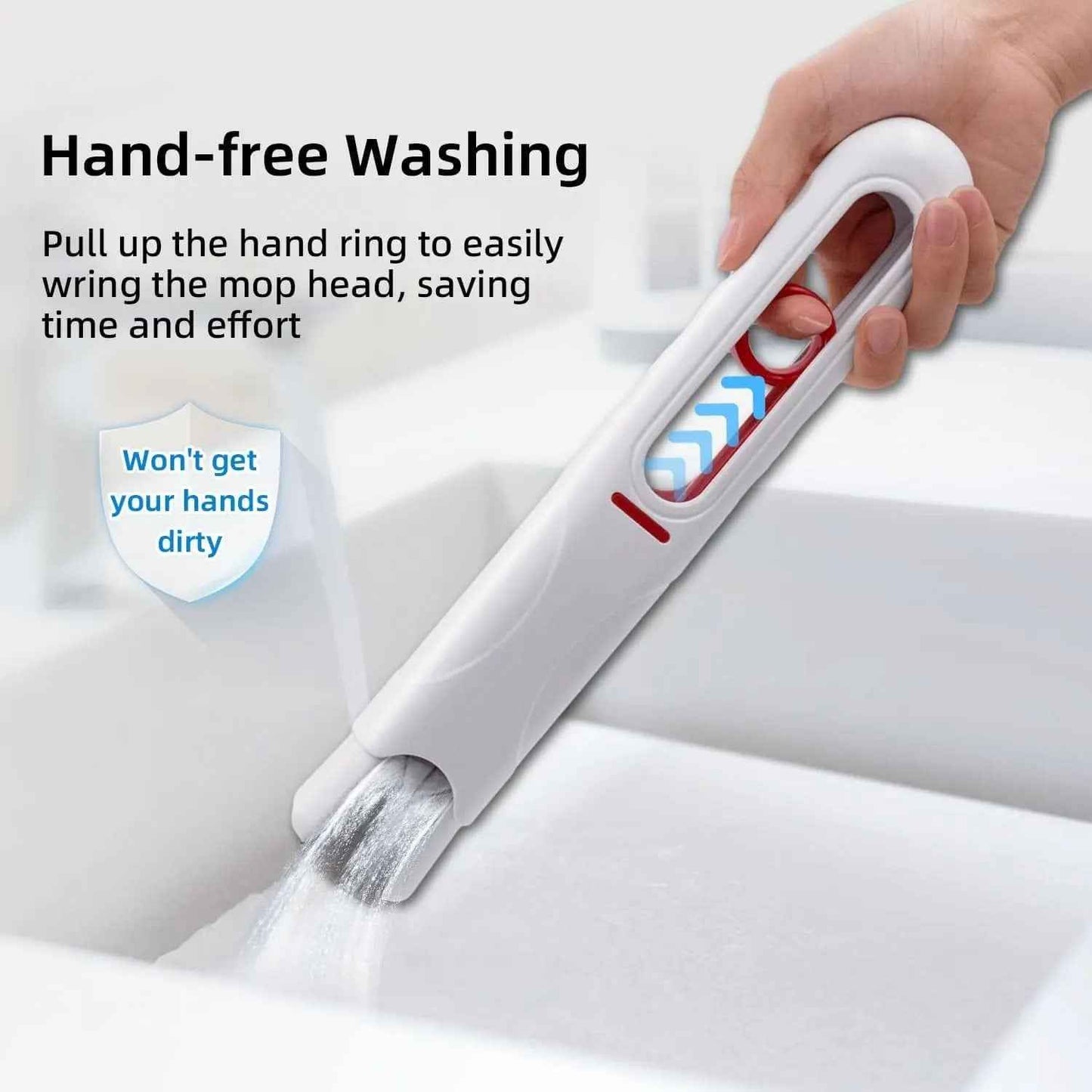 Powerful Squeeze Mini Self-squeezing Mop for Floor, Car , Window or Desk