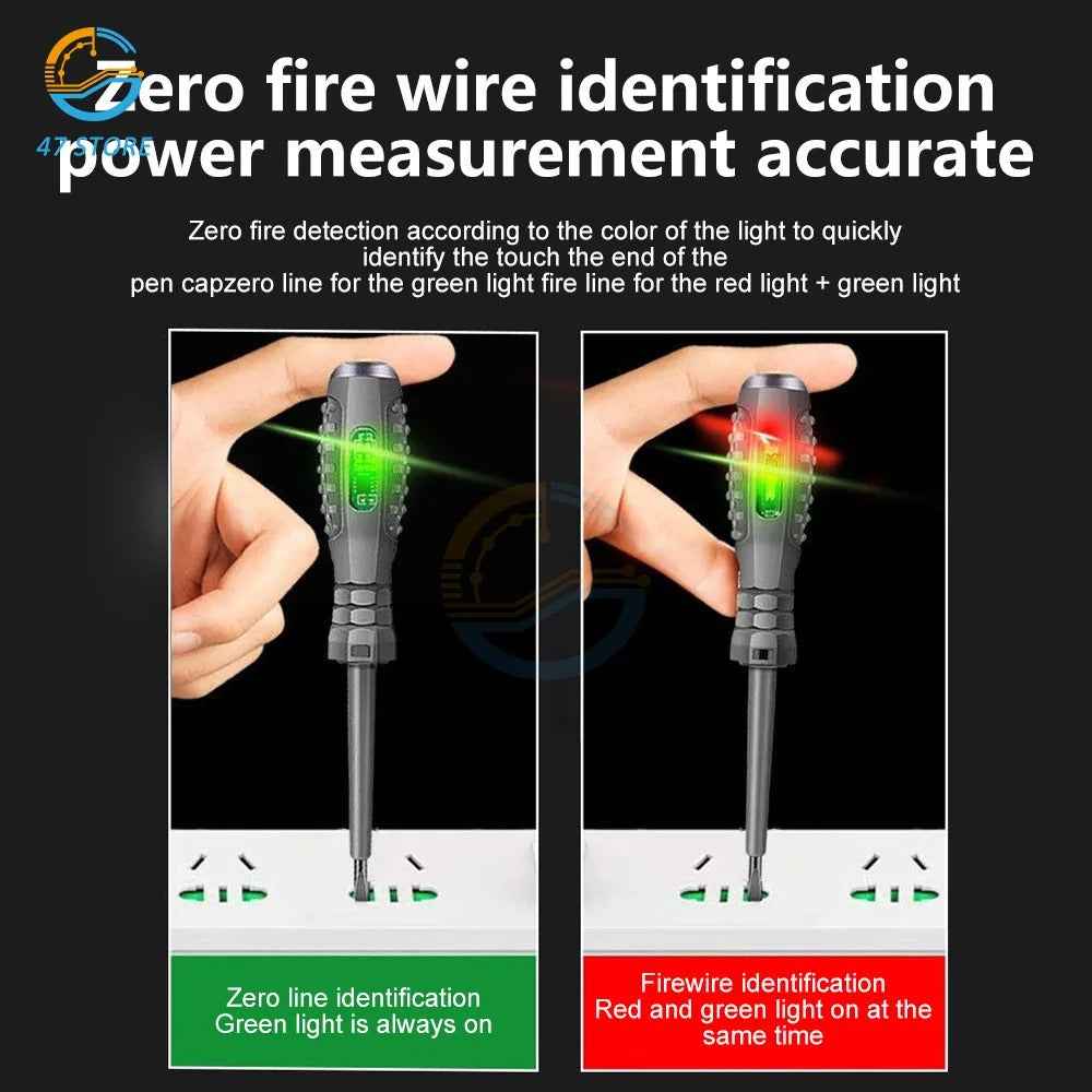 12-220V Word/cross Screwdrivers Neon Bulb Indicator Meter Electric Pen Insulated Electrician Highlight Pocket Tester Pen Tools