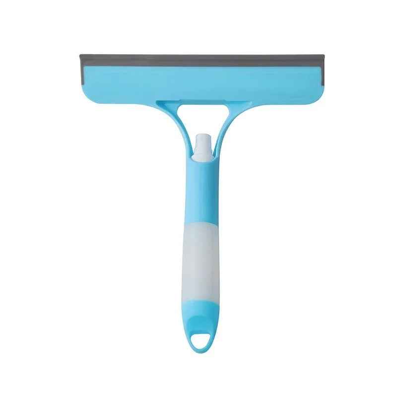 3 in 1 Window Cleaning Squeegee Multi Function Glass Mirror Wiper with Spray Bottle