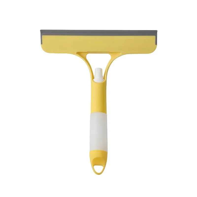 3 in 1 Window Cleaning Squeegee Multi Function Glass Mirror Wiper with Spray Bottle