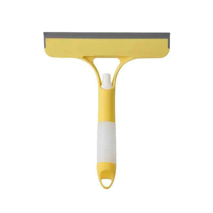 3 in 1 Window Cleaning Squeegee Multi Function Glass Mirror Wiper with Spray Bottle