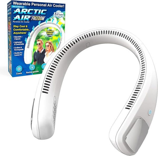 Portable neck air conditioner| 3-speed Neck Cooler| Small Fan For Outdoor & Indoor Use